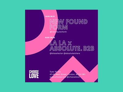 Choose Love Instagram poster 1 branding color design electronic flyer instagram music poster poster design social media