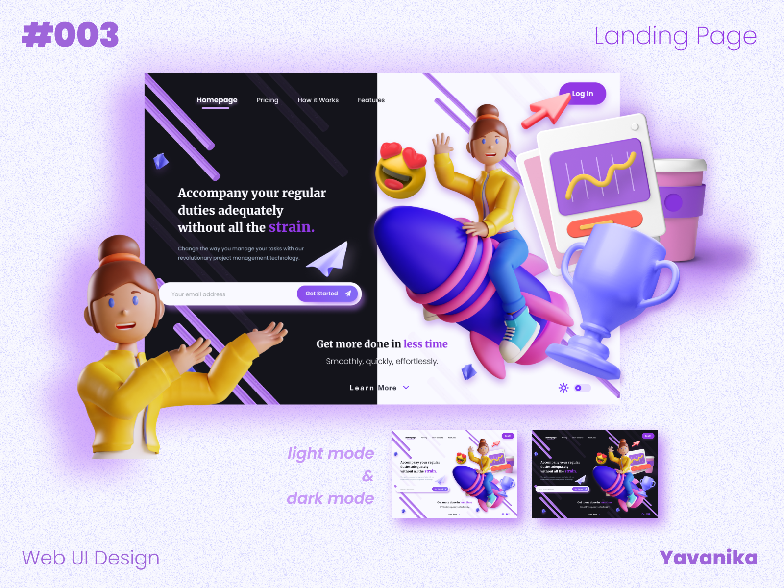 Daily UI 003 by Balaga Yavanika on Dribbble