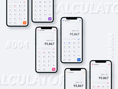 Daily UI 004 app ui colors design designer flat minimal ui ux wallpaper