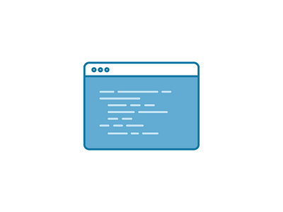Code Editor browser code editor illustration