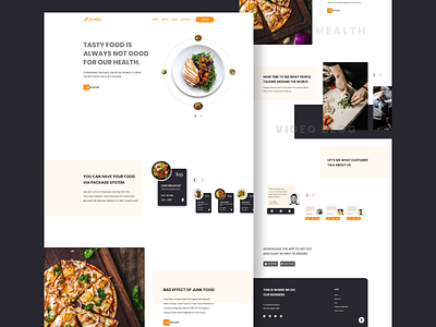 Foodfy Food Landing Page