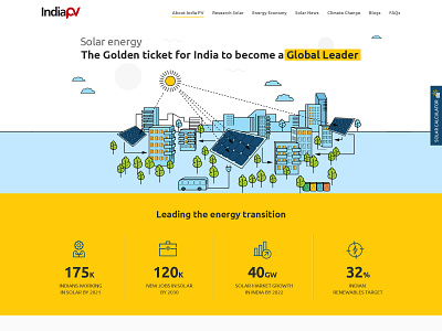 Solar Energy Website Design