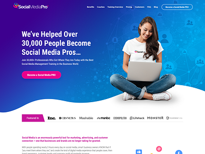 Social media Website Design