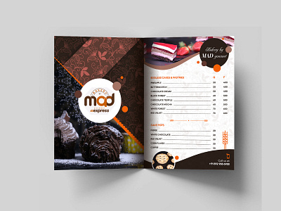 Bakery Menu Design creative agency designs graphic menu design menu design template