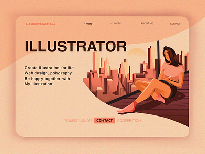 Web design for illustrator flat flat illustration illustrator procreate web design web illustration