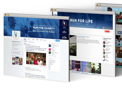 Nyrr Social branding design