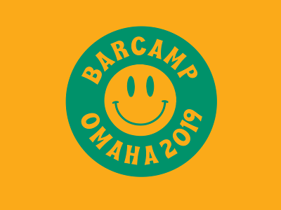 Barcamp Omaha 2019 1970s barcamp identity identity branding logo omaha
