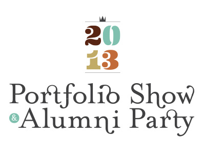 2013 saa Portfolio Show Invite Idea 2013 ampersand invitation invite ligatures party portfolio saa school of advertising art type typography