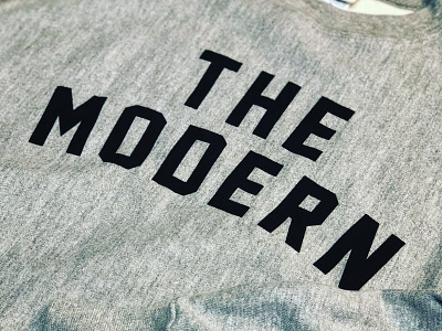 The Modern Sweatshirt the modern the modern college of design type typography