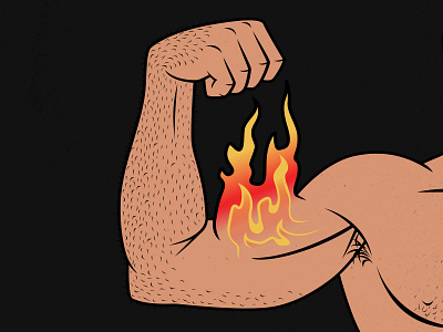 Flaming Biceps