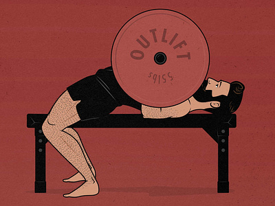 Barbell Bench Press Illustration