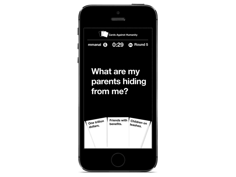 Cards Against Humanity Template by J on Dribbble