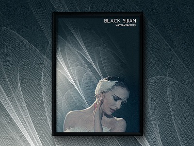 Black Swan Movie Poster black swan design letter society movie poster print design