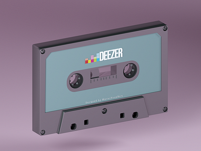Deeeezer 3d 3d art art cinema4d creation creative deezer design graphic octanerender