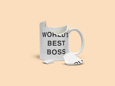 World's Best Boss boss coffee mug ego fired management office