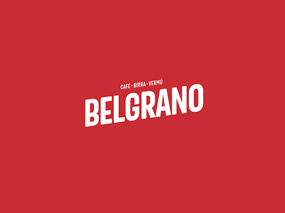 Belgrano // Café-Birra-Vermú bar beer brand design brand identity branding vermouth