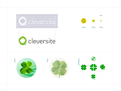 cleversite logo branding design logo ui vector