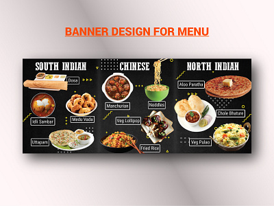 DotEat Restaurant Menu Banner banner design design medical menu menu design restaurant branding