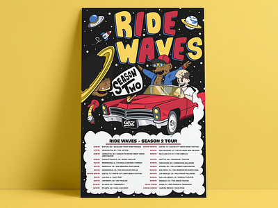 GRiZ Ride Waves: Season 2 Tour Poster