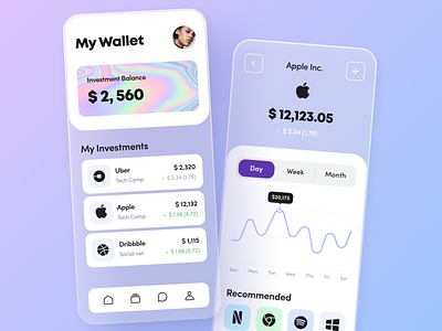 Investment - Mobile app