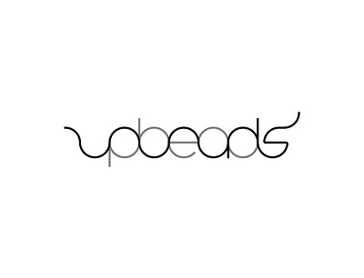 Upbeads brand branding design graphic design idenitity logo typography logo