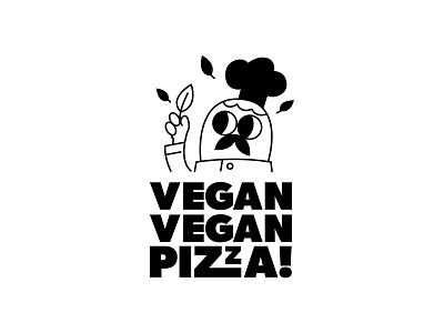 Vegan Vegan Pizza Brand brand design illustration logo pizza pizza box pizza logo pizza menu vegan