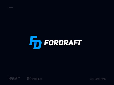 ForDraft fantasy ligature logo mark sports