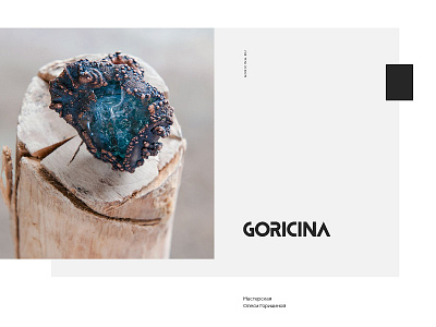 Goricina layout identity layout typography