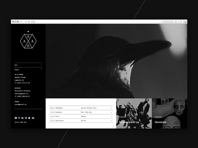 Assai new website grid index minimal minimalism music site ui ux web