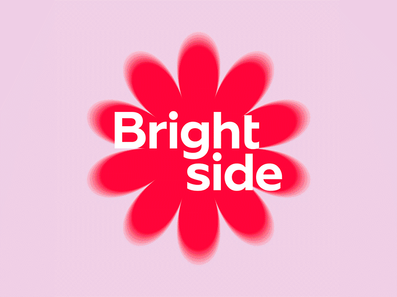Brightside abstract blur dynamic identity identity logo