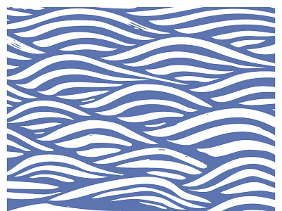 Waves of the Eternal curves design flat hand drawn illustration minimal vector