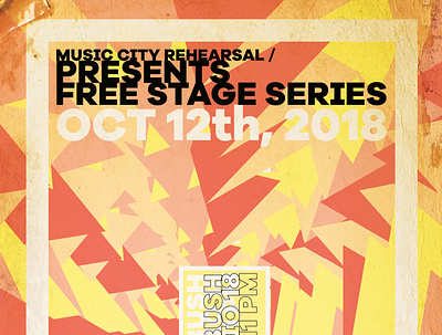 Free Stage Series Poster art direction branding design illustration minimal