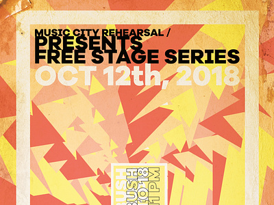Free Stage Series Poster