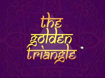 The Golden Triangle app brand design brand identity design illustration ui uidesign user interface ux vector