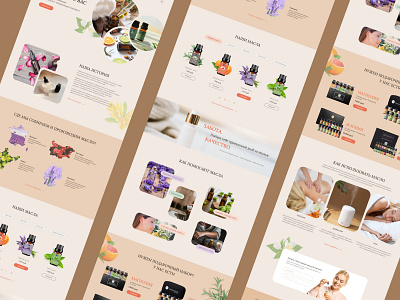 Essential oils online store concept design ecommerce essential oils landing landingpage online store portfolio ui ux web design website