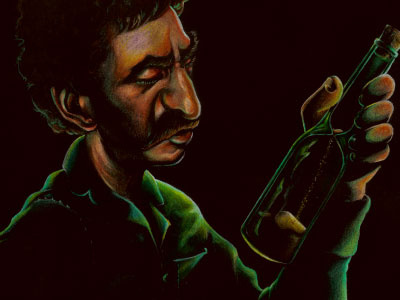 Time In A Bottle hour glass illustration jim croce