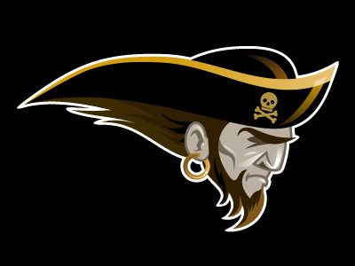 Pirate Logo illustration logo mascot pirate sports vector