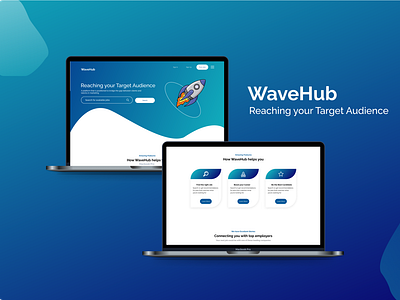 WAVEHUB app design logo ui ux web website