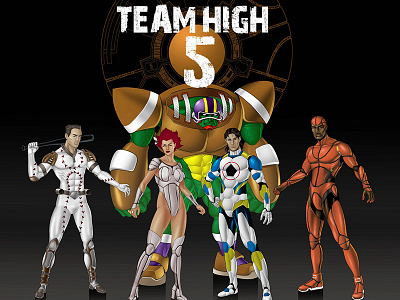 Team High 5: Sports Action Heros