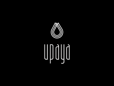 UPAYA branding design flat illustration illustrator logo minimal start up typography website