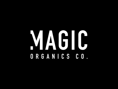 Magic Organics Co. branding design flat icon illustration logo minimal start up typography website