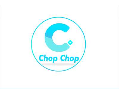 Chop Chop logo adventure logo blue c logo circle desain design gradient ikon illustration ilustrasi logo logo petualangan merek tipografi ui