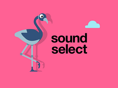 Sound Select - word mark and character