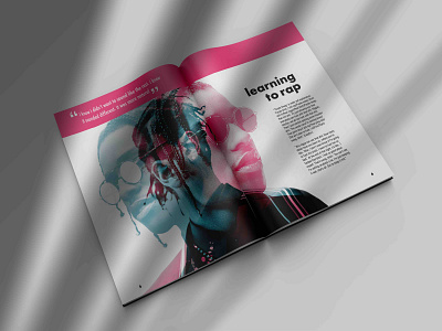 Hit Hop magazine - spread booklet branding design magazine pamphlet print print design type typography vector