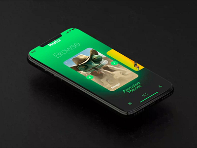 Hulu UI series : 03 - phone browsing page animation app app design hulu iphone iphone app ui ui animation ui design ux web web design web designer website website design