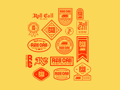 Roll Call Food Truck - brand badges