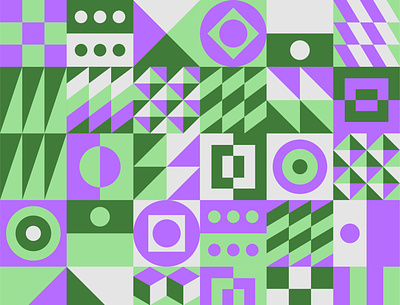 Pattern Grid (alternative color palette) analogous color science colors frankenstein grid halloween minimal pattern primitive shapes shapes