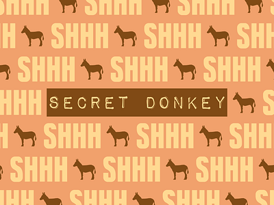 Product Label - Secret Donkey