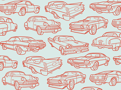 Speed Republic - classic car illustrations