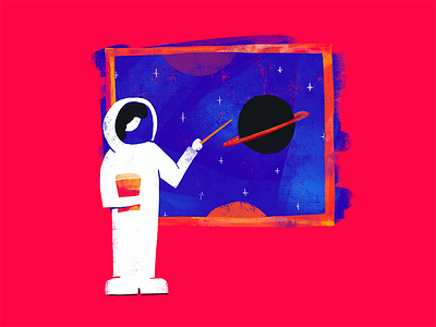 Christa McAuliffe, teacher and astronaut. astronaut bright challenger christa mcauliffe class illustration outerspace space space travel teacher